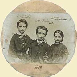 Sir Augustine F Baker with brother William Baker and sister Mrs Twynam